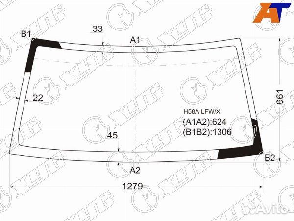 Стекло лобовое mitsubishi pajero mini