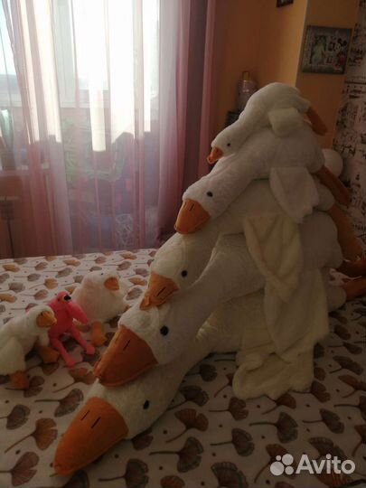 Мягкая игрушка гусь обнимусь