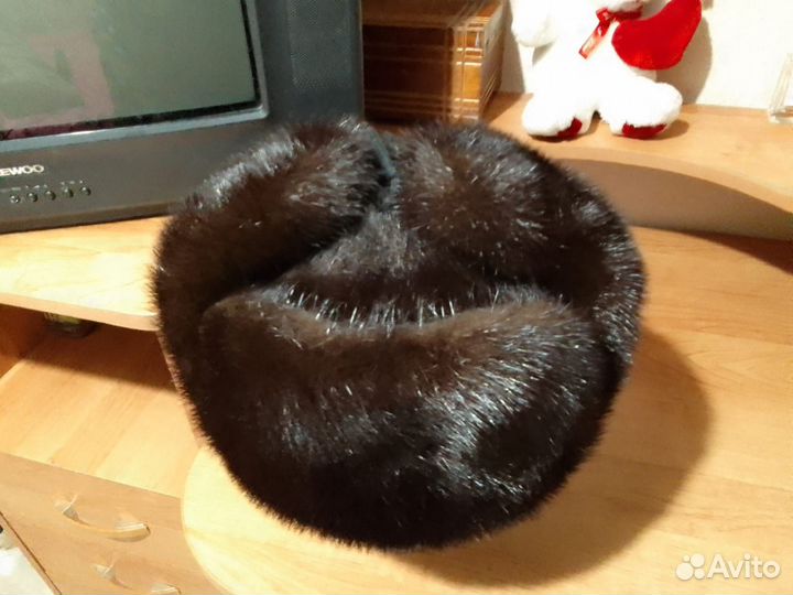Норковая шапка мужская