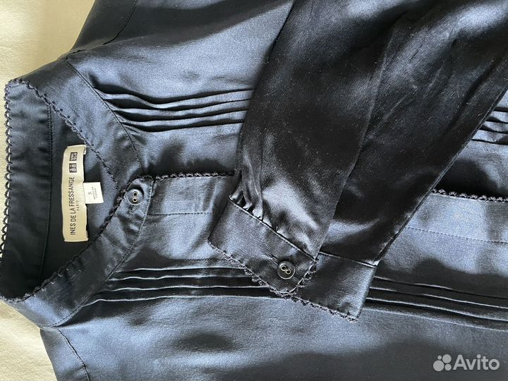 Блузка uniqlo s шелк