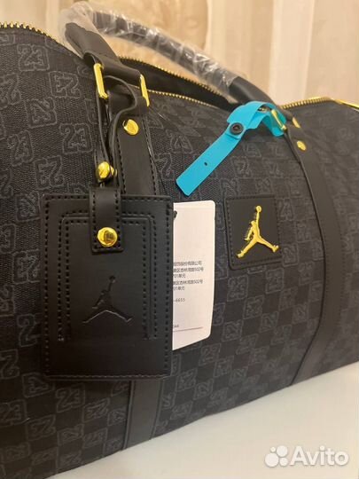 Сумка Jordan Monogram Duffle Bag Чёрная, оригинал