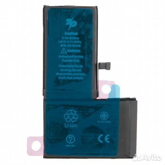 Аккумулятор iPhone X +10 увеличенной емкости в наб