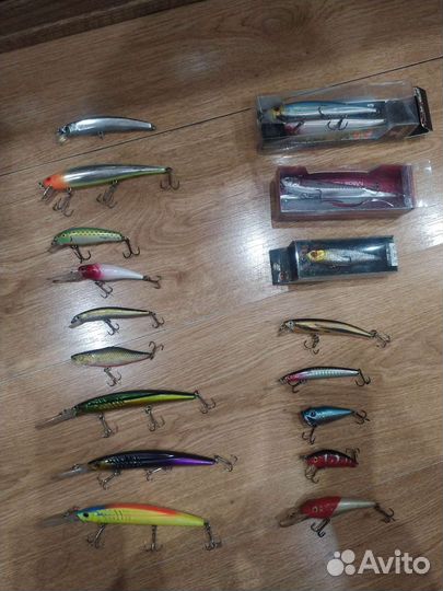 Воблеры комплект из 17шт