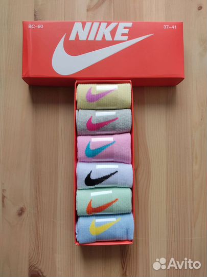 Носки nike женские хлопок в коробке