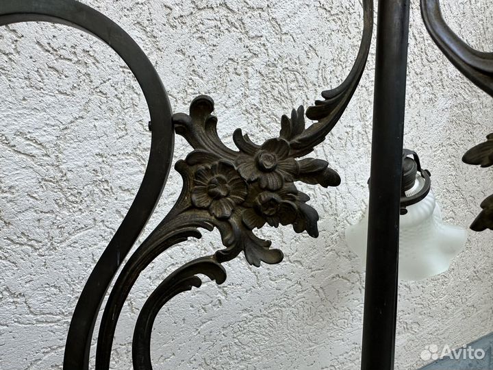 Люстра старинная бронза