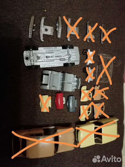 Модели автомобилей 1 43 СССР на запчасти