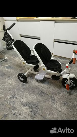 Велосипед для двойни погодок новый