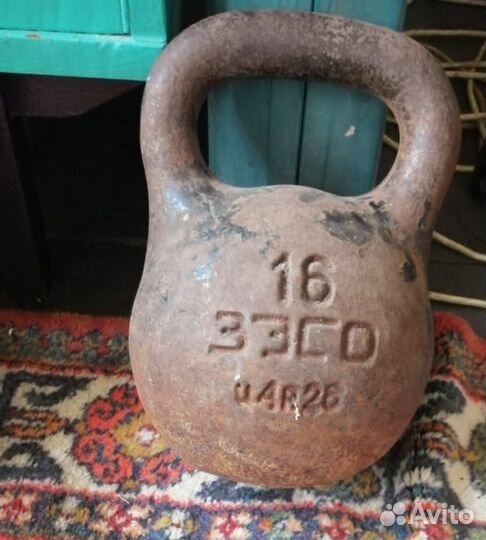 Гиря 16 кг бу