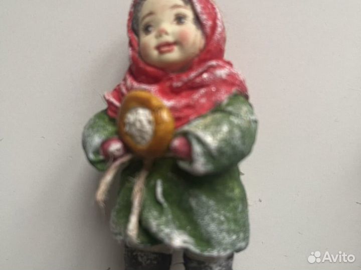 Ватные елочные игрушки