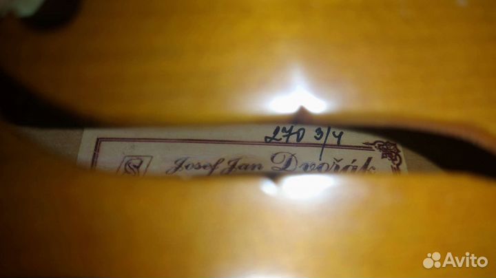 Скрипка 3/4 со смычком