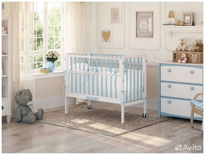 Приставная детская кроватка wundermobel