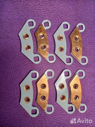 Медные тормозные колодки в круг на stels Guepard