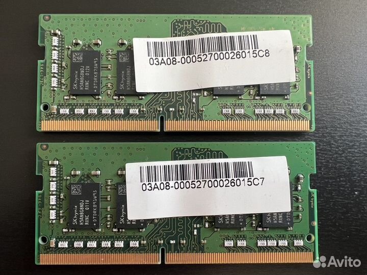 На ноутбук sodimm ddr4 16 gb (2*8)