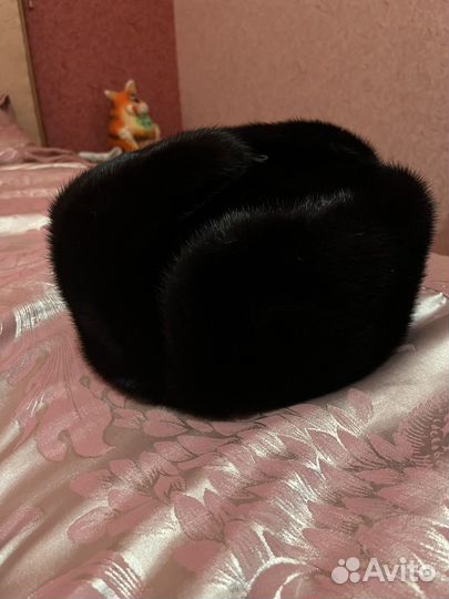 Норковая шапка мужская