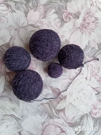 Пряжа нитки для вязания бу