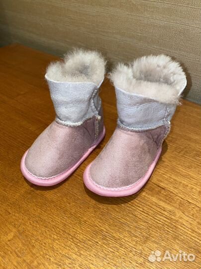 Чуни из овчины детские пинетки тапочки 18-20размер