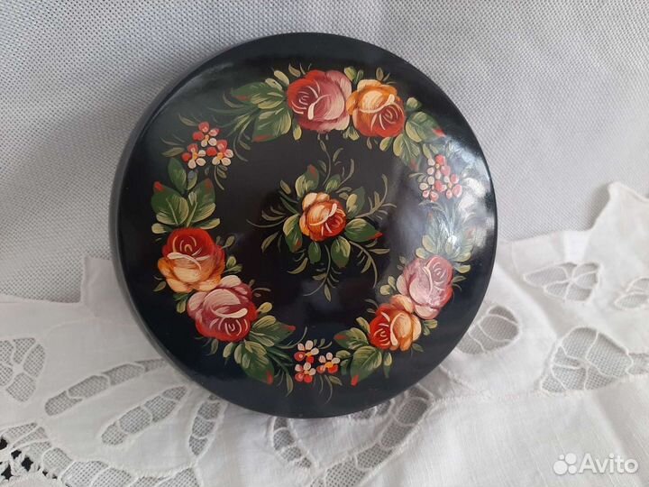 Шкатулки металлические Винтажные, ручная роспись