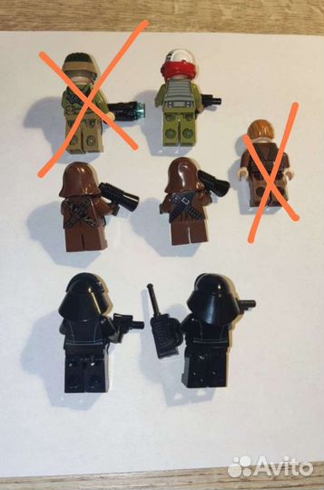 Lego star wars минифигурки оригинал