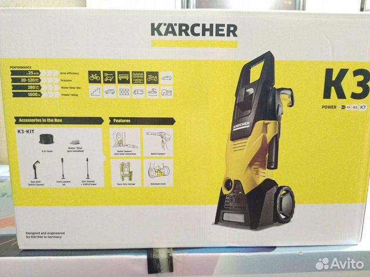 Новая Мойка высокого давления karcher K 3