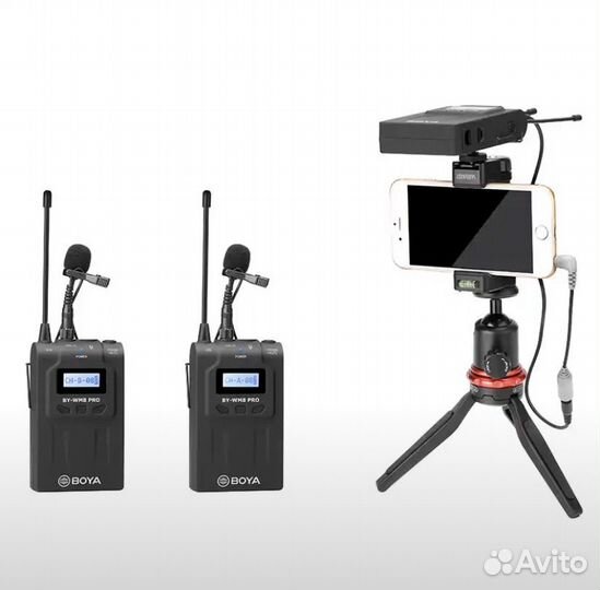 Микрофон петличный беспроводной boya wm8 pro