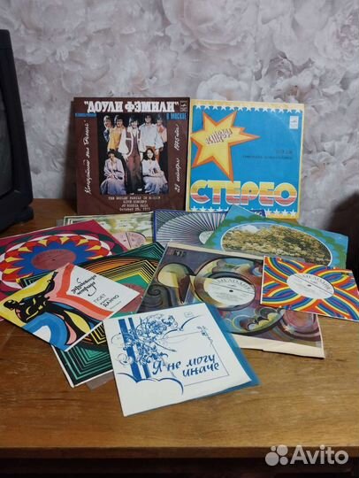 Пластинки винил СССР