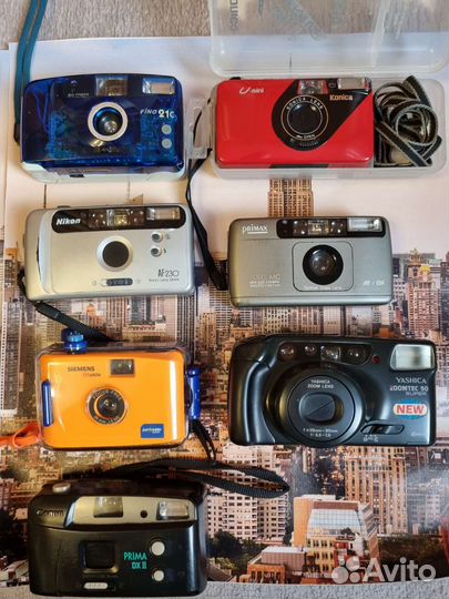 Плёночный фотоаппарат Olympus Canon Fuji