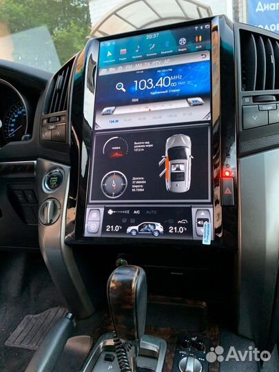 Магнитола Toyota Land Cruiser 200 TeslaQ6