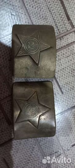 Пряжка для ремня латунь