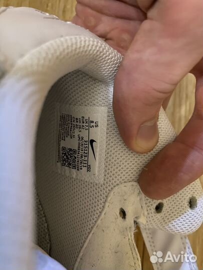 Кроссовки Nike Air Force 1 белые высокие