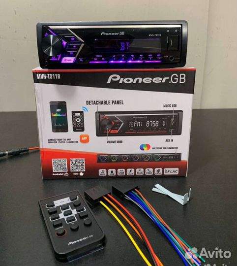 Процессорная Pioneer магнитола 1DIN/Новая