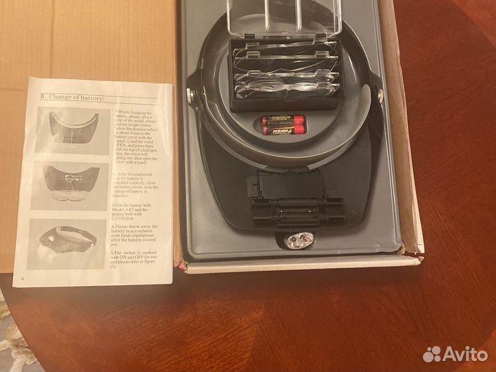 Лупа- козырек с подсветкой