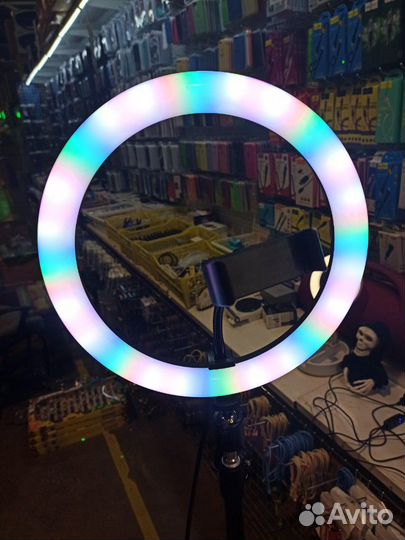 Кольцевая лампа со штативом