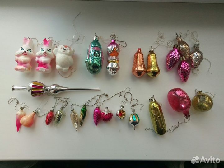 Советские елочные игрушки