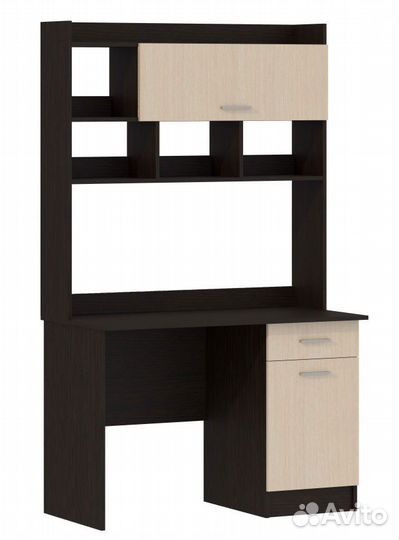 Пкс-2 Стол письменный Дуб сонома/Белый