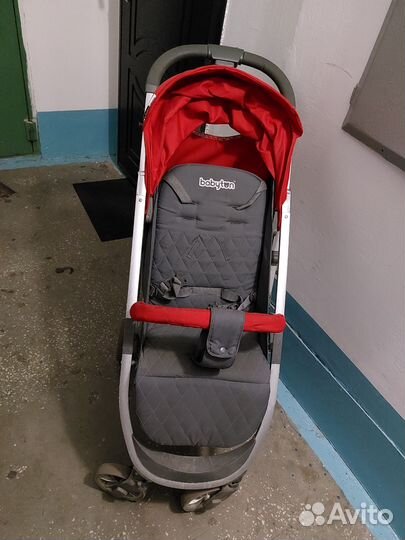 Прогулочная коляска Babyton active red