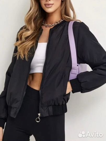 Бомбер женский размер XS