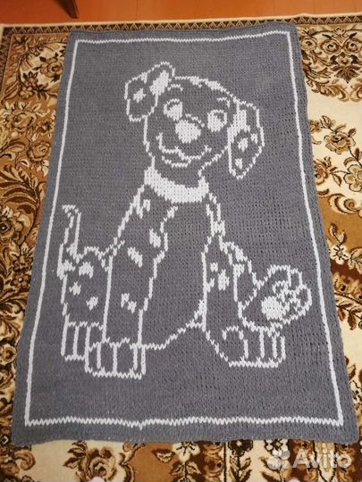 Вязанный плед детский под заказ