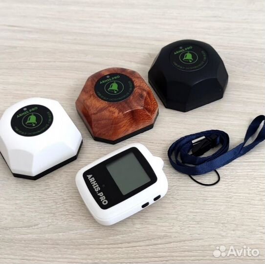 Кнопка вызова персонала и часы пейджер Поясной