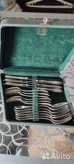 Столовый набор мельхиор СССР
