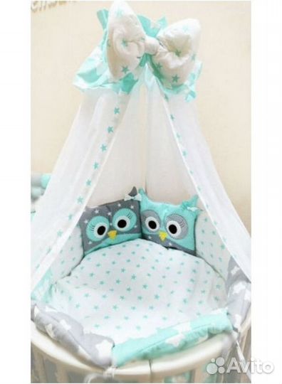 Комплект в кроватку для новорожденных