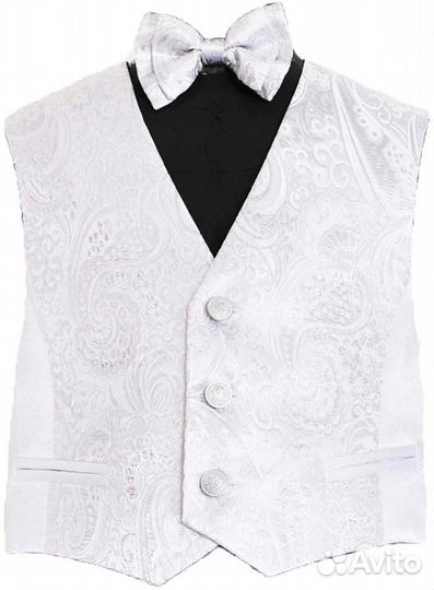 Комплект: Жилет и галстук-бабочка+рубашка р.98