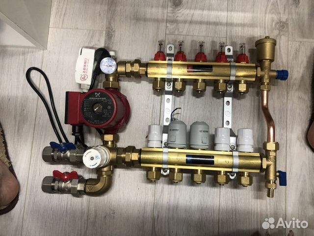 Коллектор для теплого пола Grundfos.Краны.Фитинги купить в Москве ...