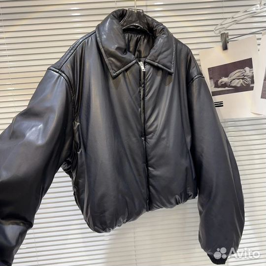Бомбер leather type balenciaga