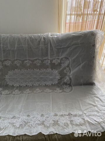 Скатерть клеенка ажурная