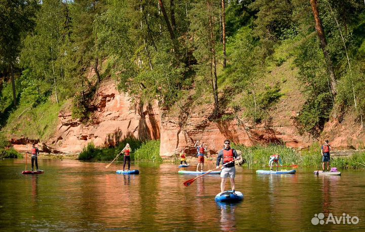 Прогулки на Сап по Оредеж