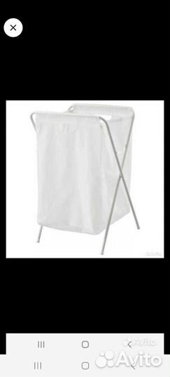 Корзина для белья и игрушек икеа Элль jall