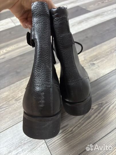 Берцы кожаные военные новые