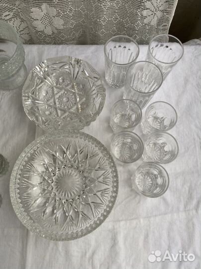 Стопки стаканы Пепельница креманки СССР