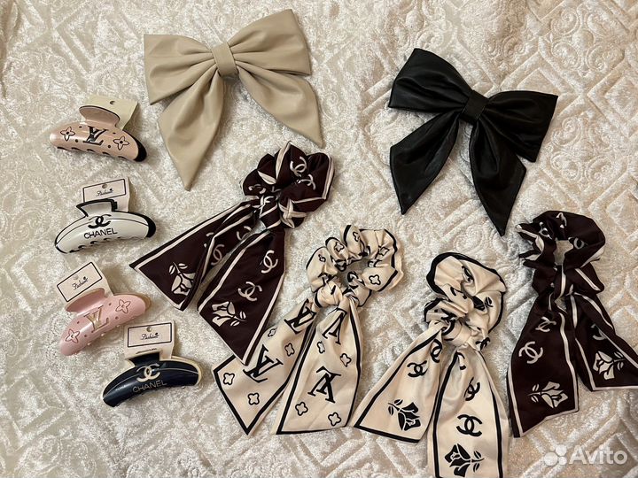 Ободки с заколками