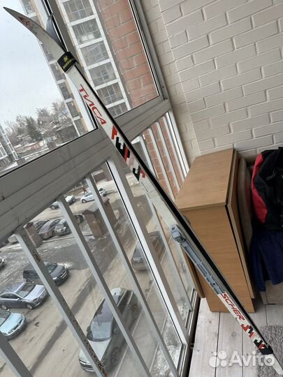 Комплект беговые лыжи, крепления и палки